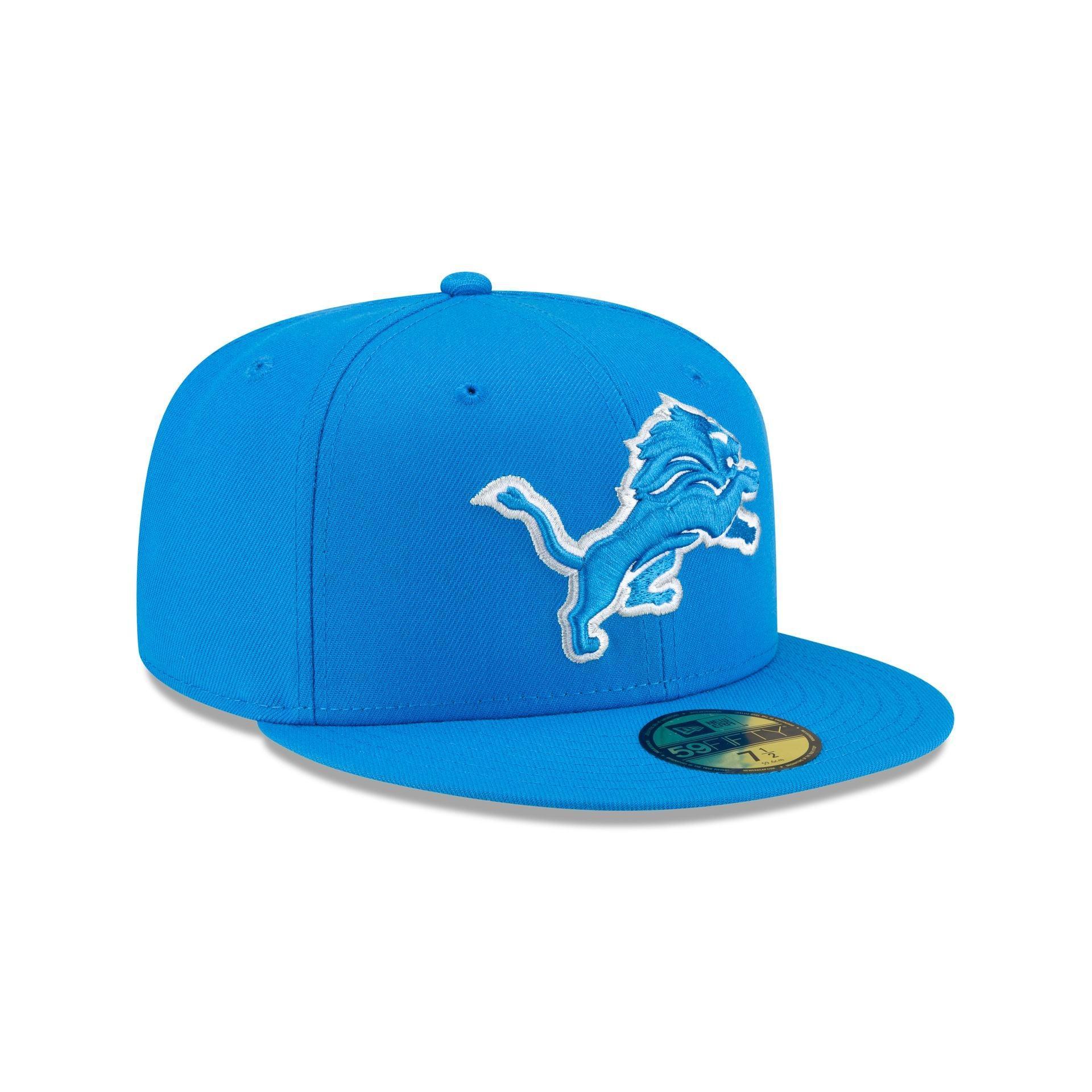 Detroit Lions Basic Blue 59FIFTY Fitted Hat Male Product Image