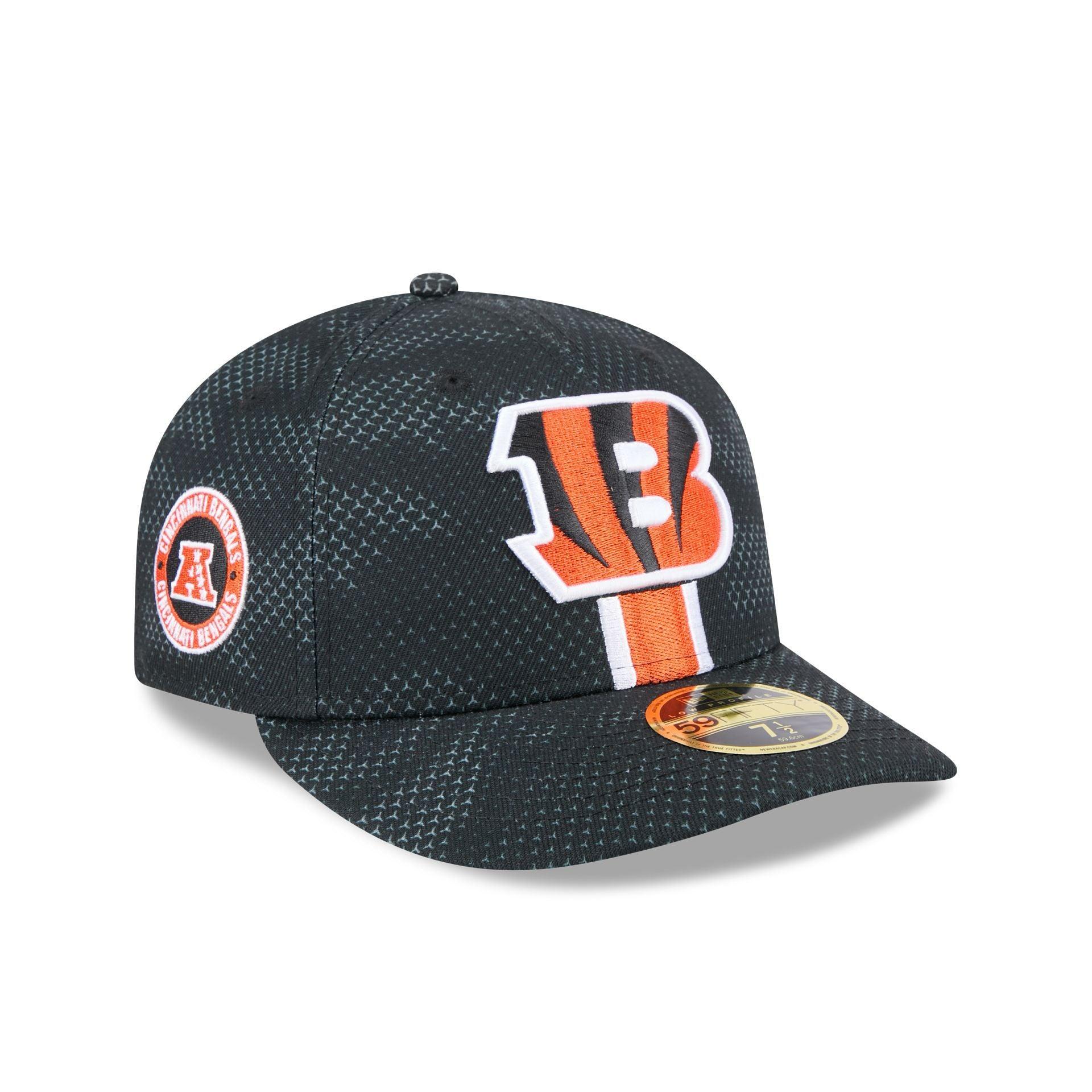 Cincinnati Bengals 2024 Sideline Low Profile 59FIFTY Fitted Hat Male Product Image