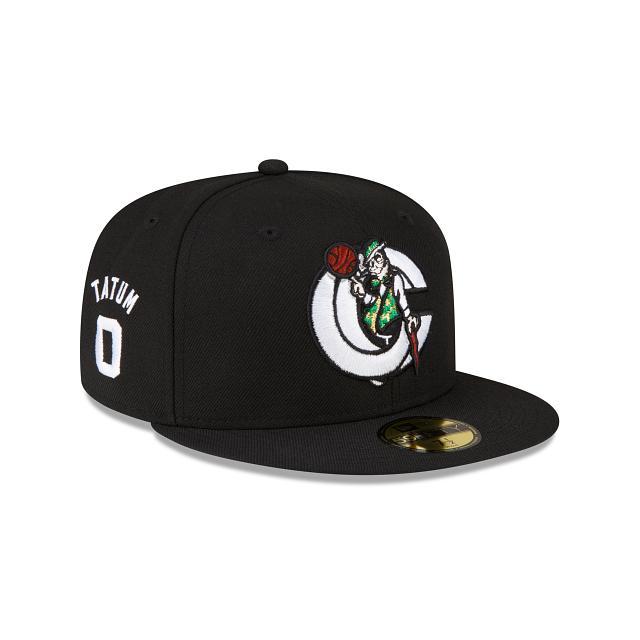 Boston Celtics X Concepts X Jayson Tatum Black 59FIFTY Fitted Hat Male Product Image