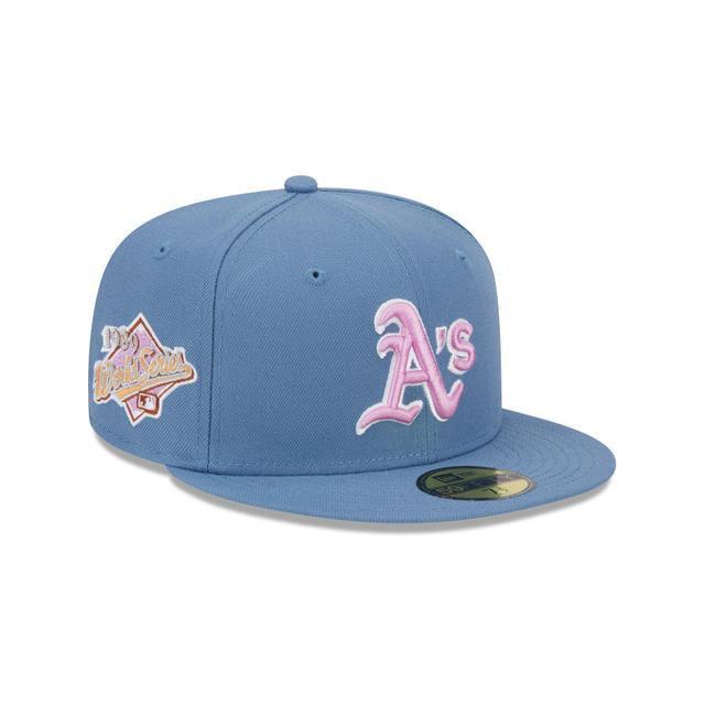 Oakland Athletics Color Pack Faded Blue 59FIFTY Fitted Hat Male Product Image