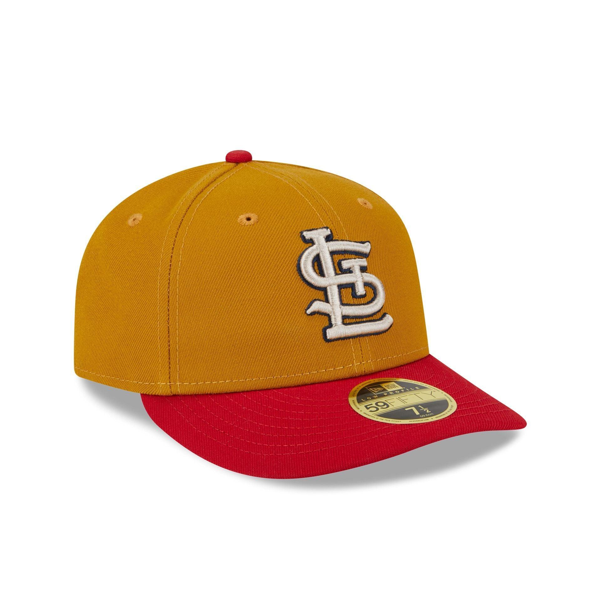 St. Louis Cardinals Vintage Gold Low Profile 59FIFTY Fitted Hat Male Product Image