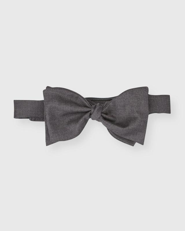 Mens Hollywood Glamour Wool Bow Tie Product Image