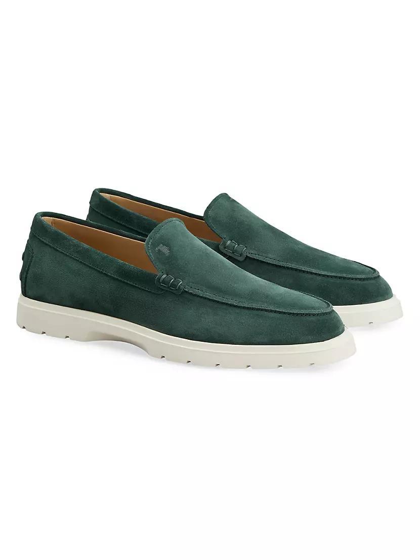 Polacco Gommino Suede Loafers Product Image