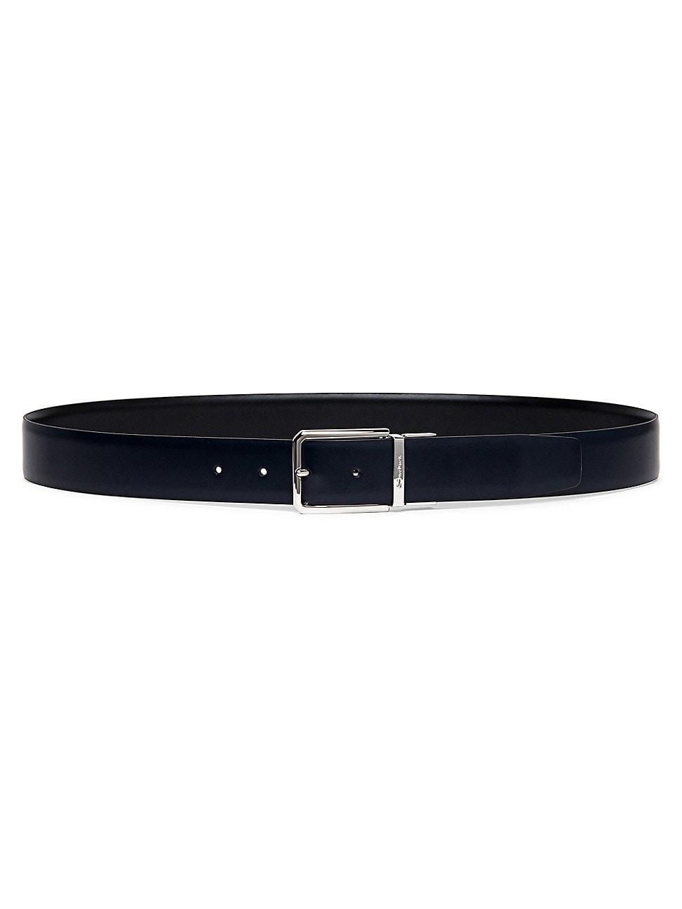 Mens Reversible Leather Dress Belt Product Image