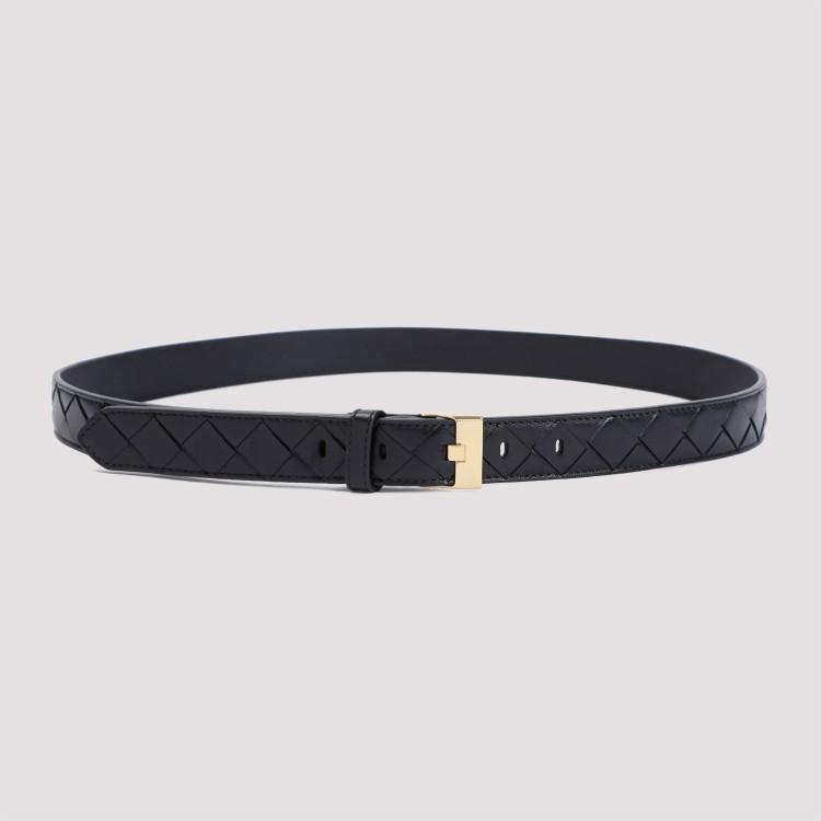 Watch Intrecciato Belt In Black Product Image