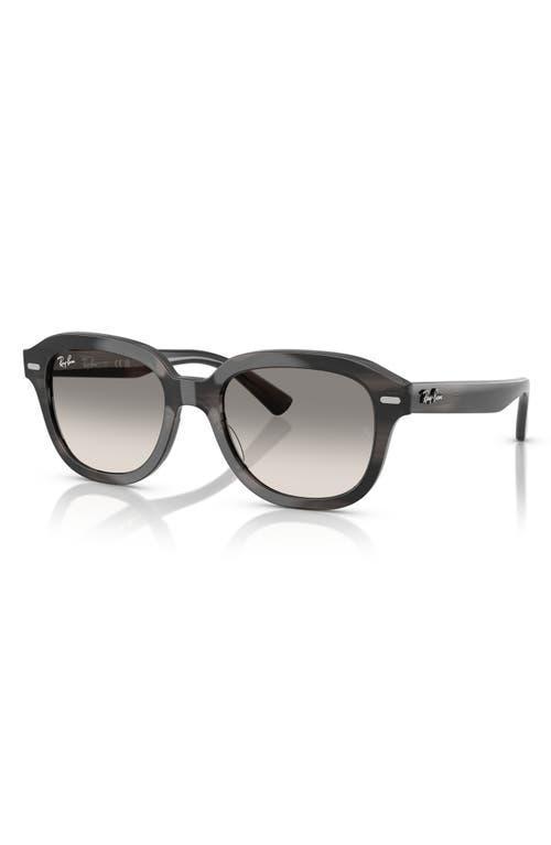 RAY BAN Erik Sonnenbrillen Grau Gestreift Fassung Grau Glas 53-20 Product Image