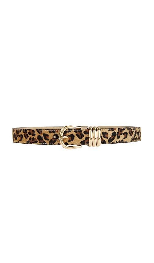 Polished Faux Fur Belt Product Image