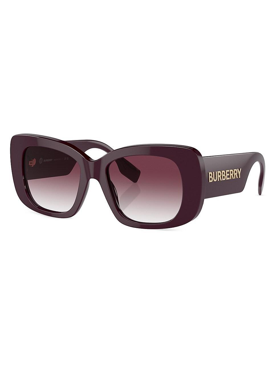 Ferragamo Block Rectangular Sunglasses, 54mm Product Image