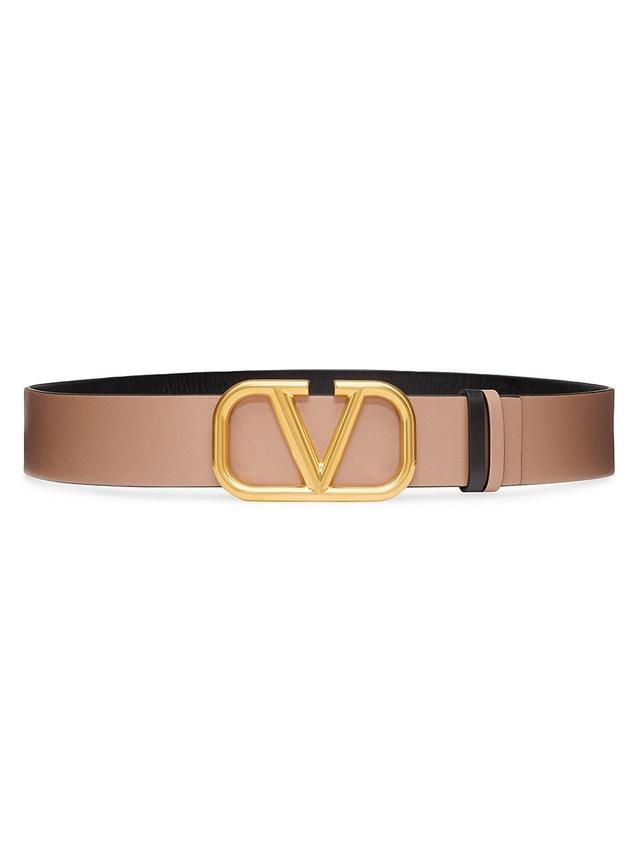 Womens Reversible VLogo Signature Belt in Calfskin 40MM Product Image