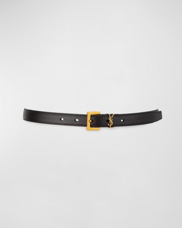 Saint Laurent YSL Cintura Leather Belt Product Image