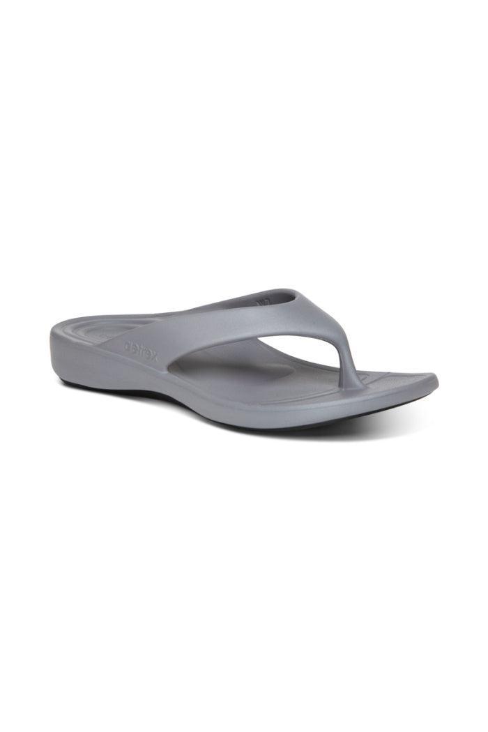 Women's Aetrex Maui Sandal in Gray Product Image