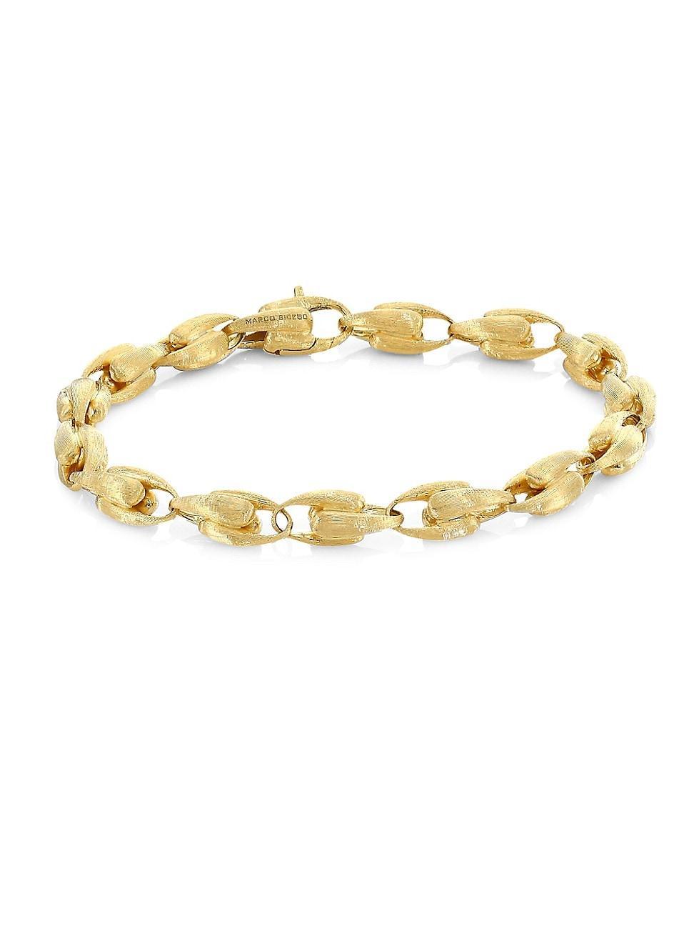 Womens Lucia 18K Yellow Gold Small Link Bracelet Product Image