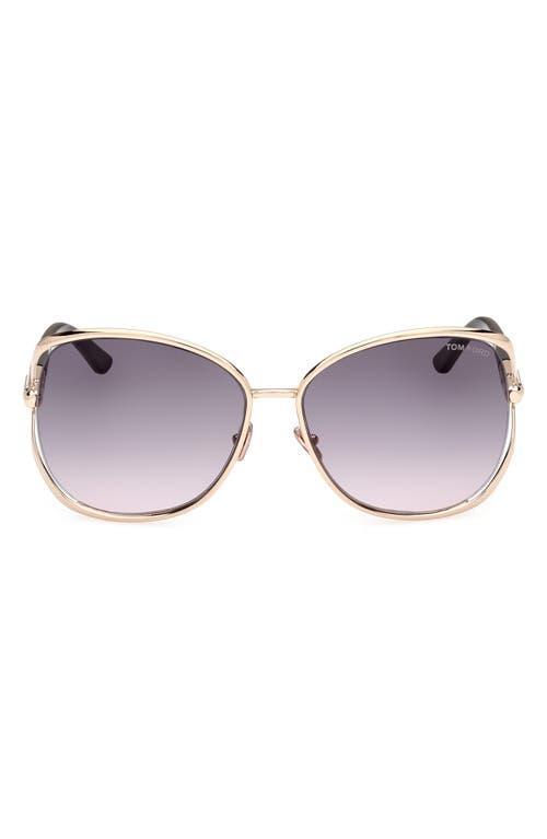 TOM FORD Marta 62mm Oversize Round Sunglasses Product Image