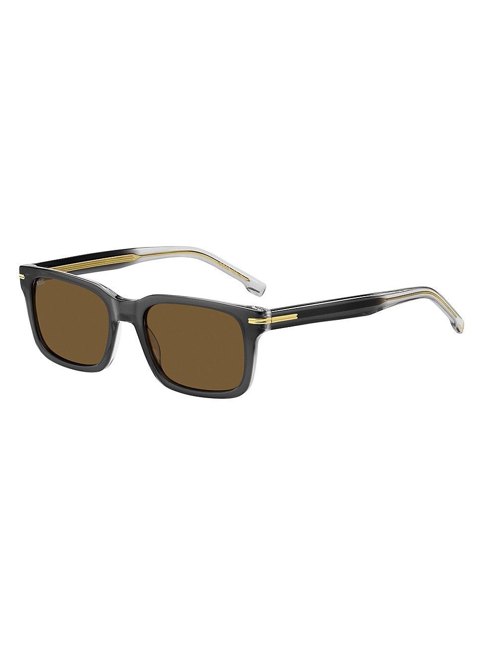 Mens 1628S 54MM Rectangular Sunglasses Product Image