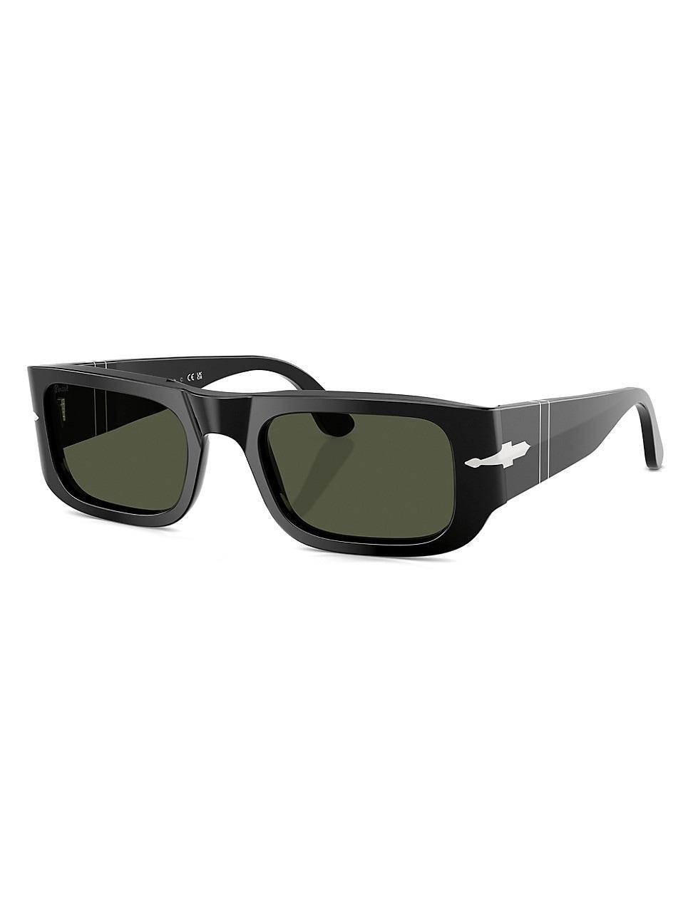 Mens 55MM Rectangular Sunglasses Product Image