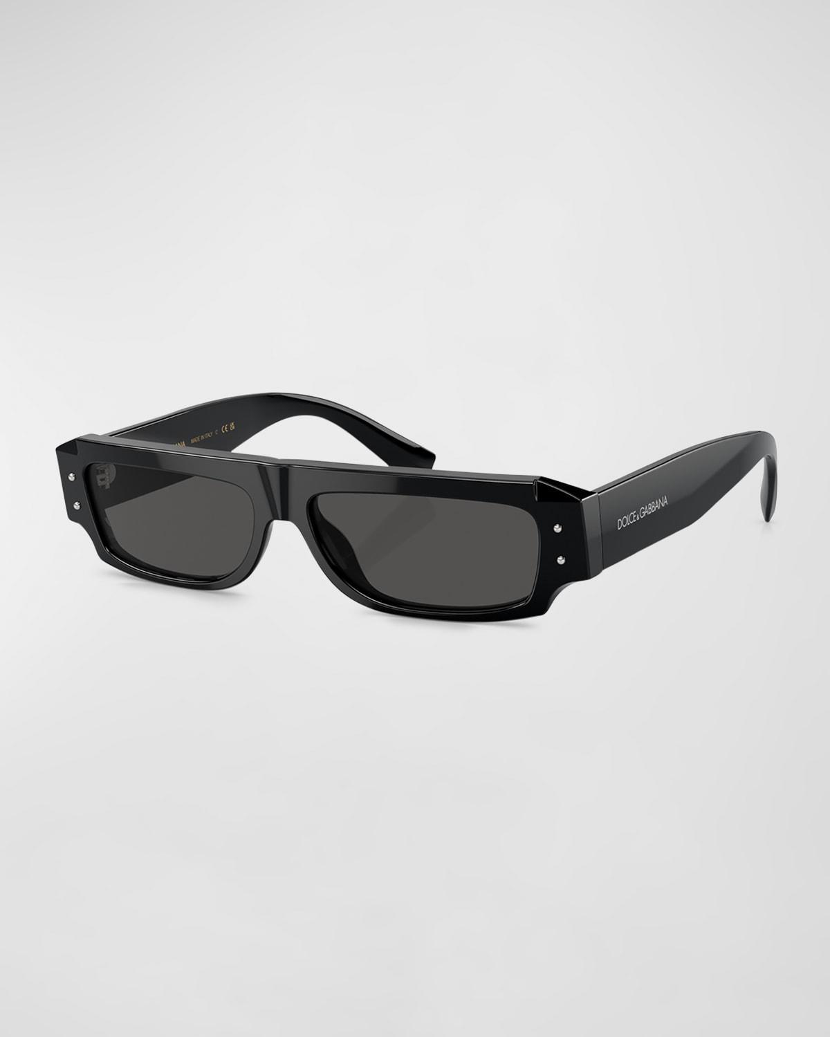 Mens Acetate Rectangle Sunglasses Product Image