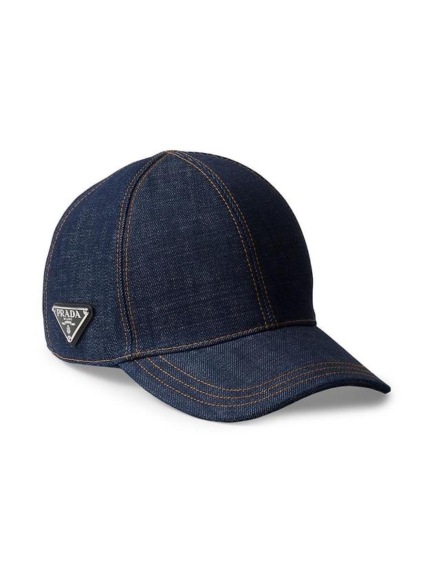 Mens Selvedge Denim Baseball Cap Product Image