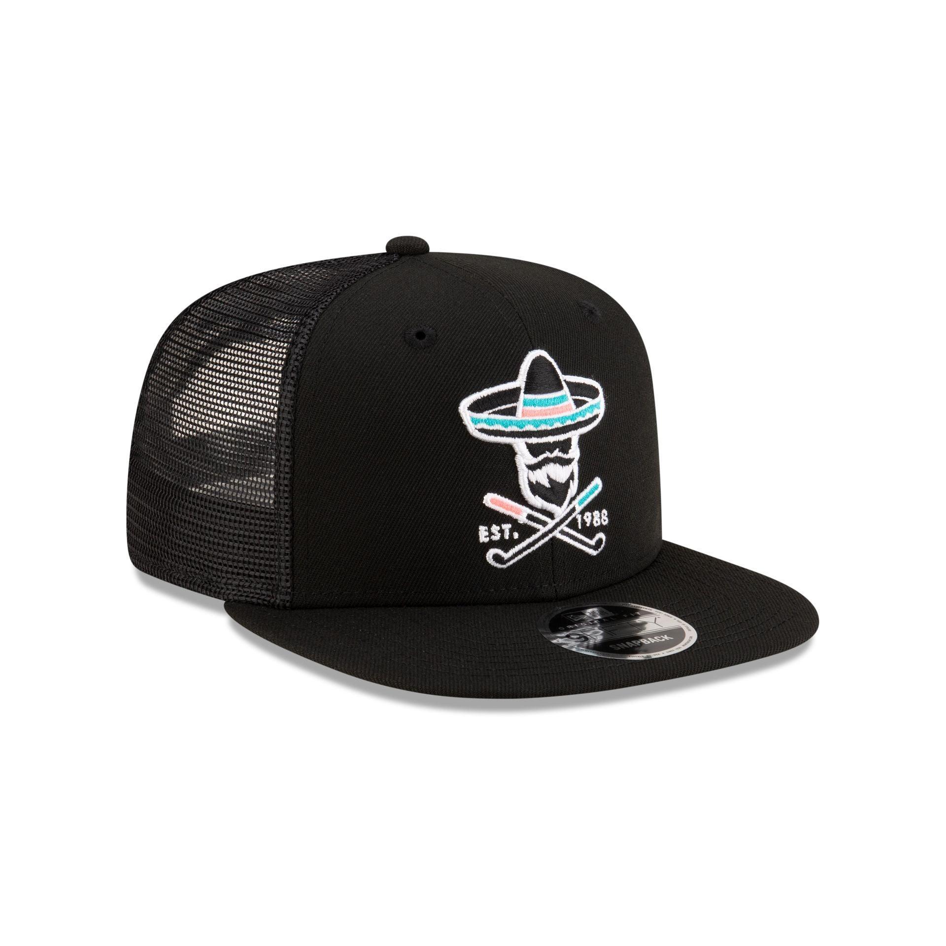 Almigos X New Era Black 9FIFTY Original Fit Trucker Male Product Image