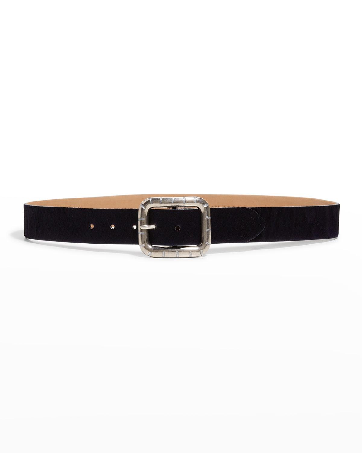 Womens Monogram Leather Belt Product Image