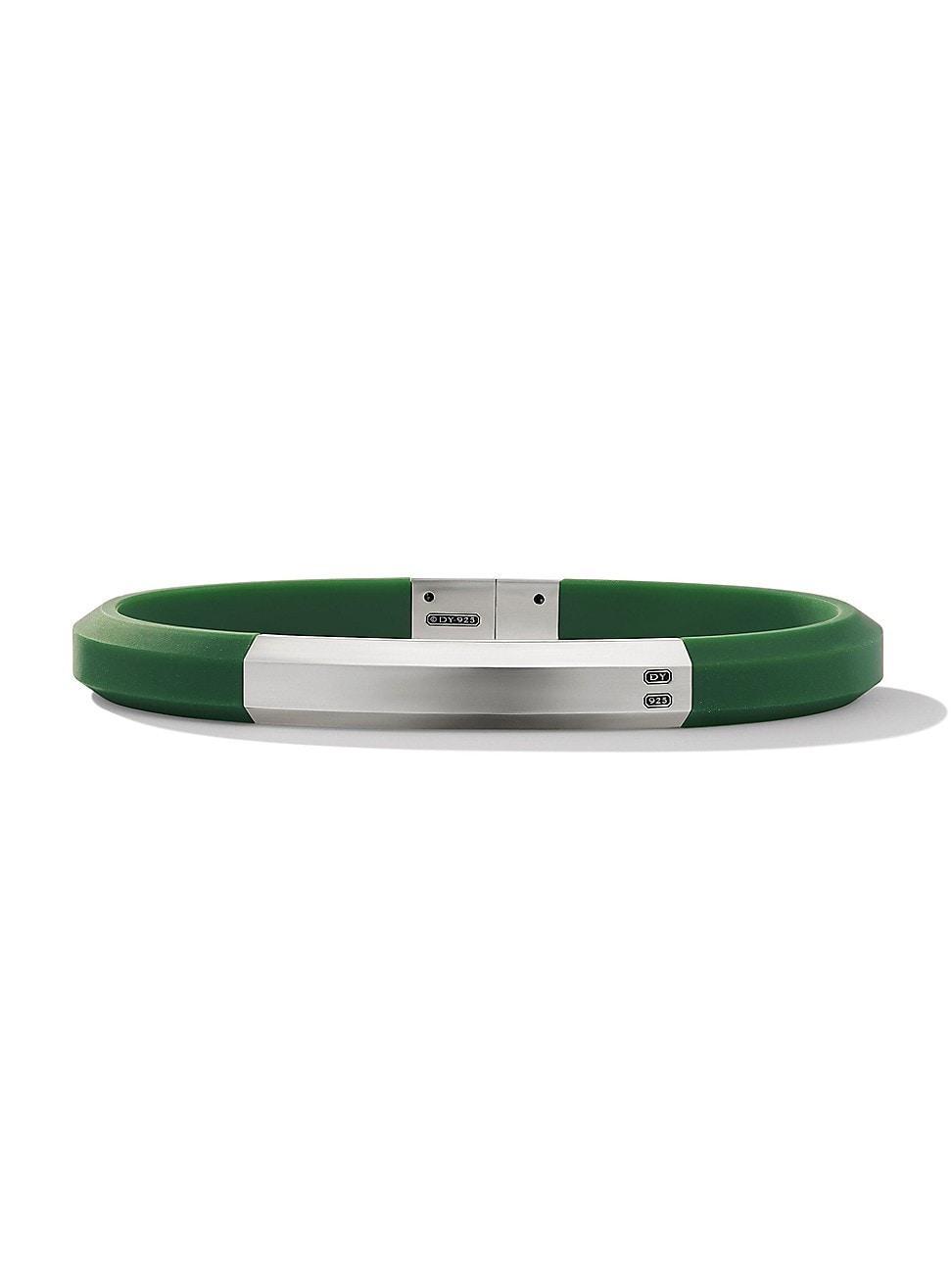 Mens Streamline ID Rubber Bracelet Product Image