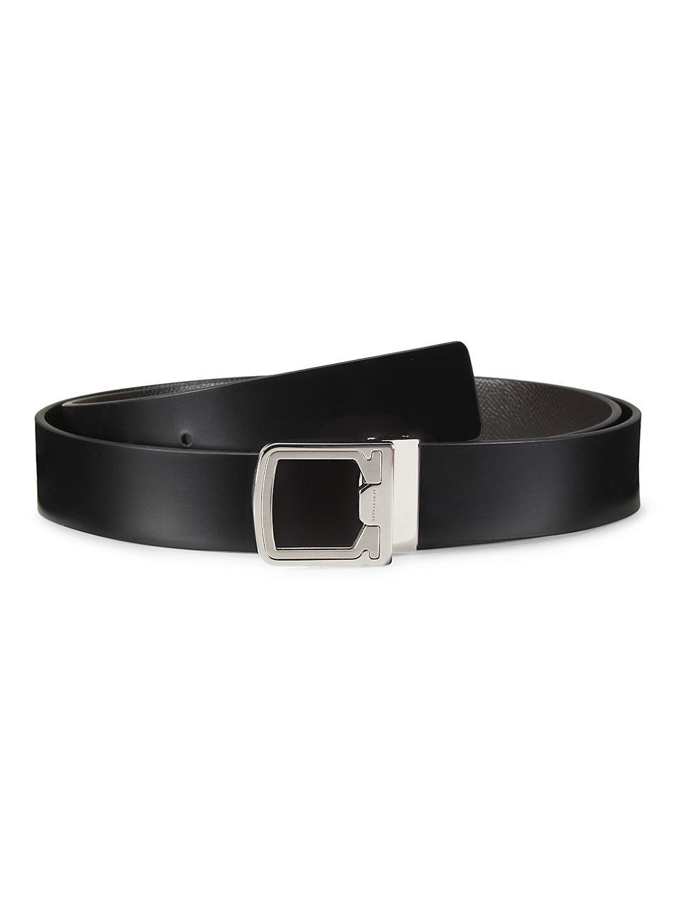 Mens Adjustable Cut-to-Size Leather Belt Product Image