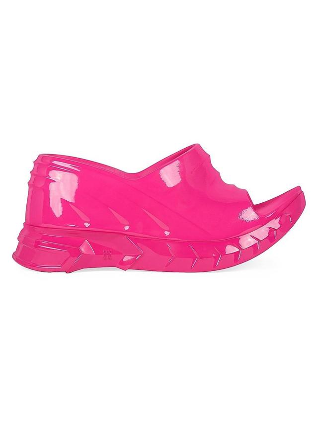 Womens Marshmallow Wedge Sandals in Rubber Product Image