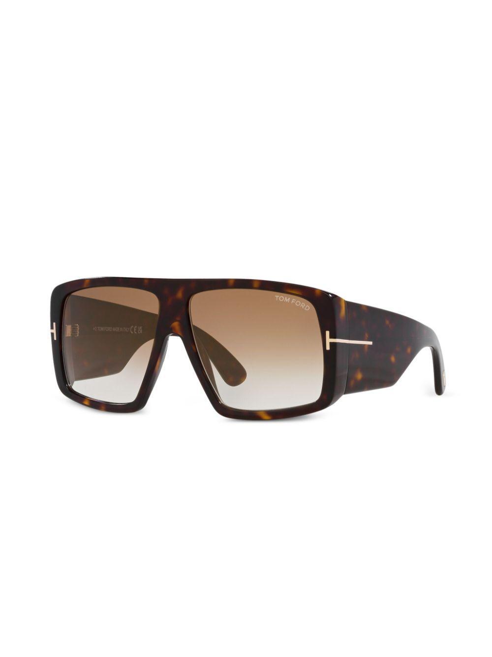 TOM FORD Raven Sunglasses In Brown Gradient Product Image