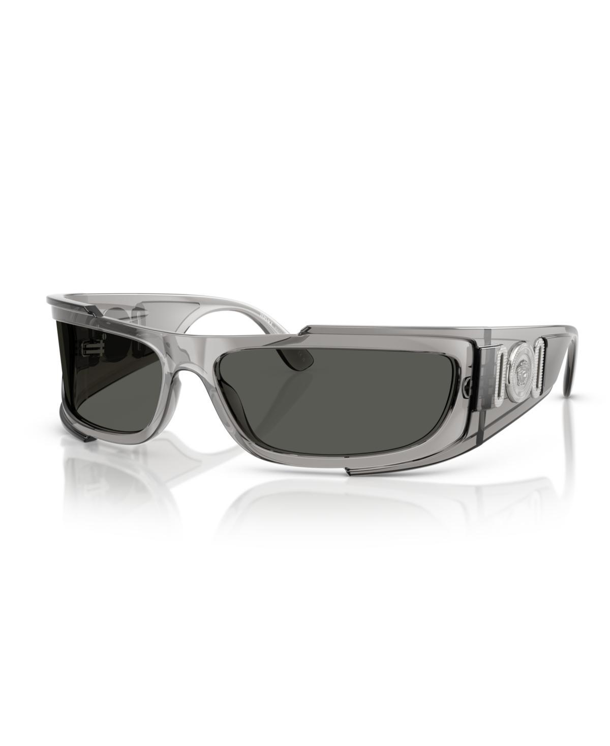 VERSACE Man Sunglasses Ve4446 In Gray Transparent Product Image