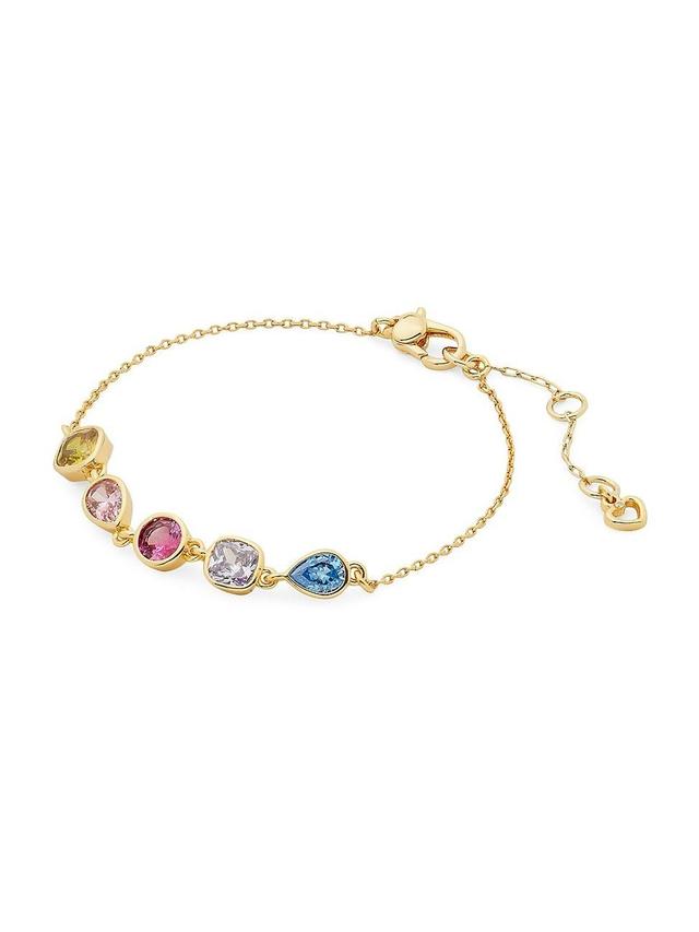 Womens Goldtone & Glass Crystal Bracelet Product Image