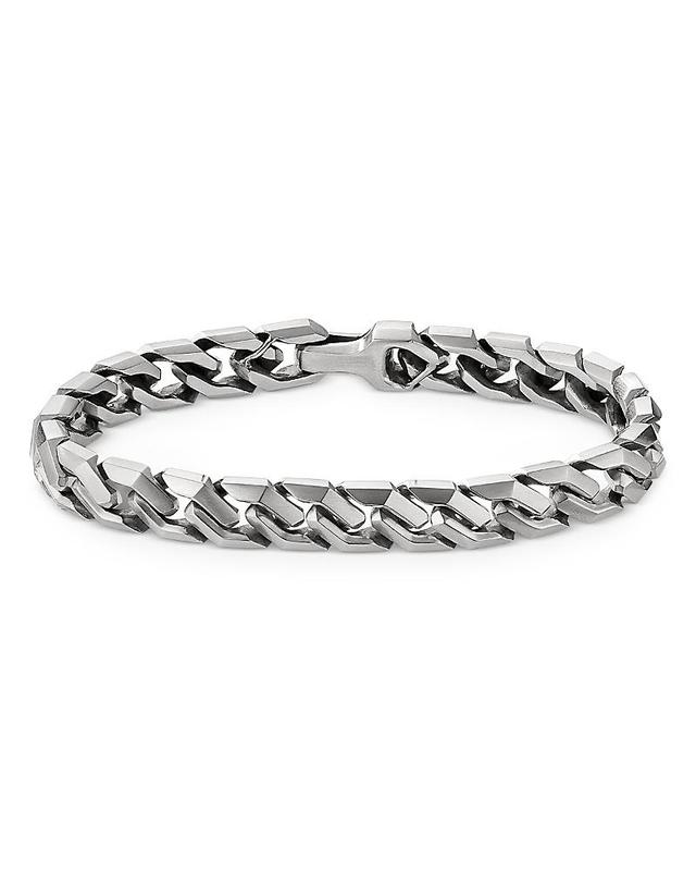 Mens Curb Chain Angular Link Bracelet Product Image