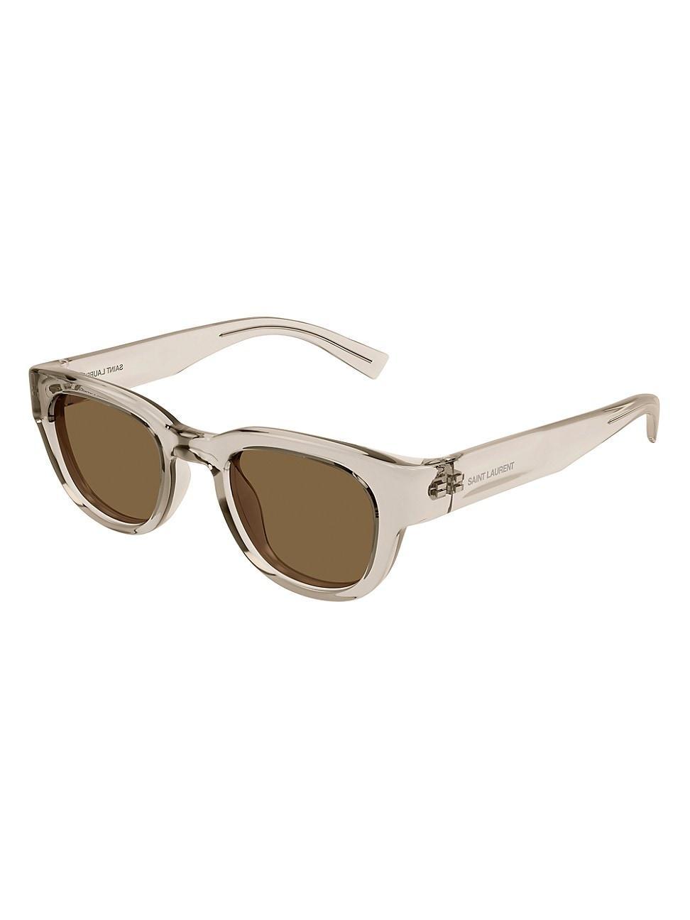 Mens Round Plastic Sunglasses Product Image