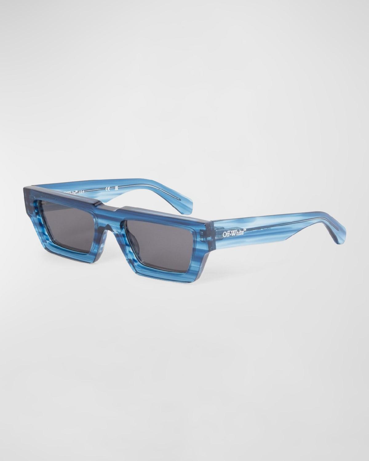 Mens Manchester Acetate Rectangle Sunglasses Product Image