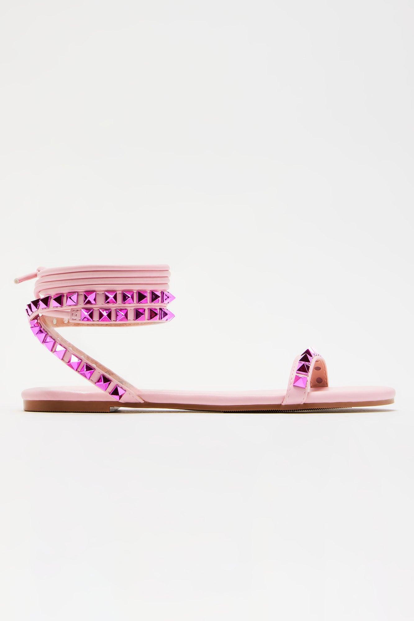 Better With You Flat Sandals - Pink product image