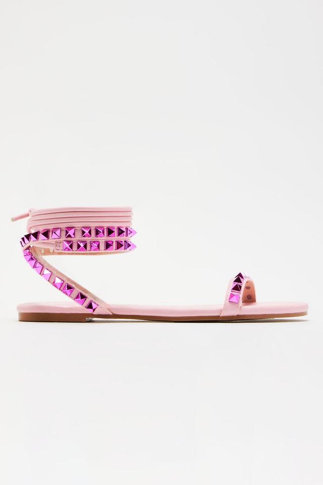 Better With You Flat Sandals - Pink Product Image