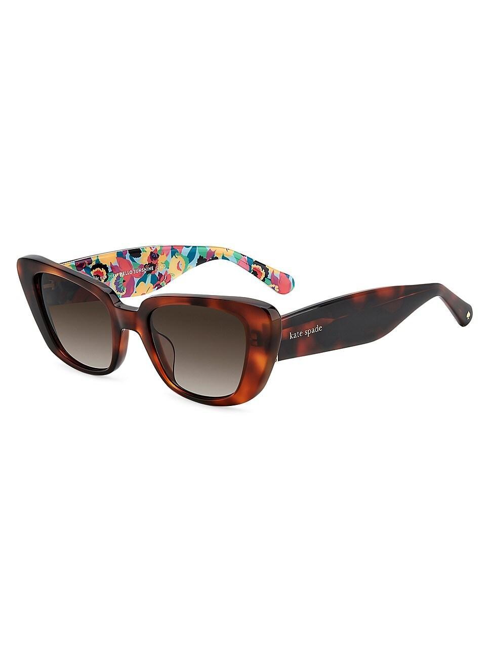 Womens Fabia 51MM Rectangular Sunglasses Product Image