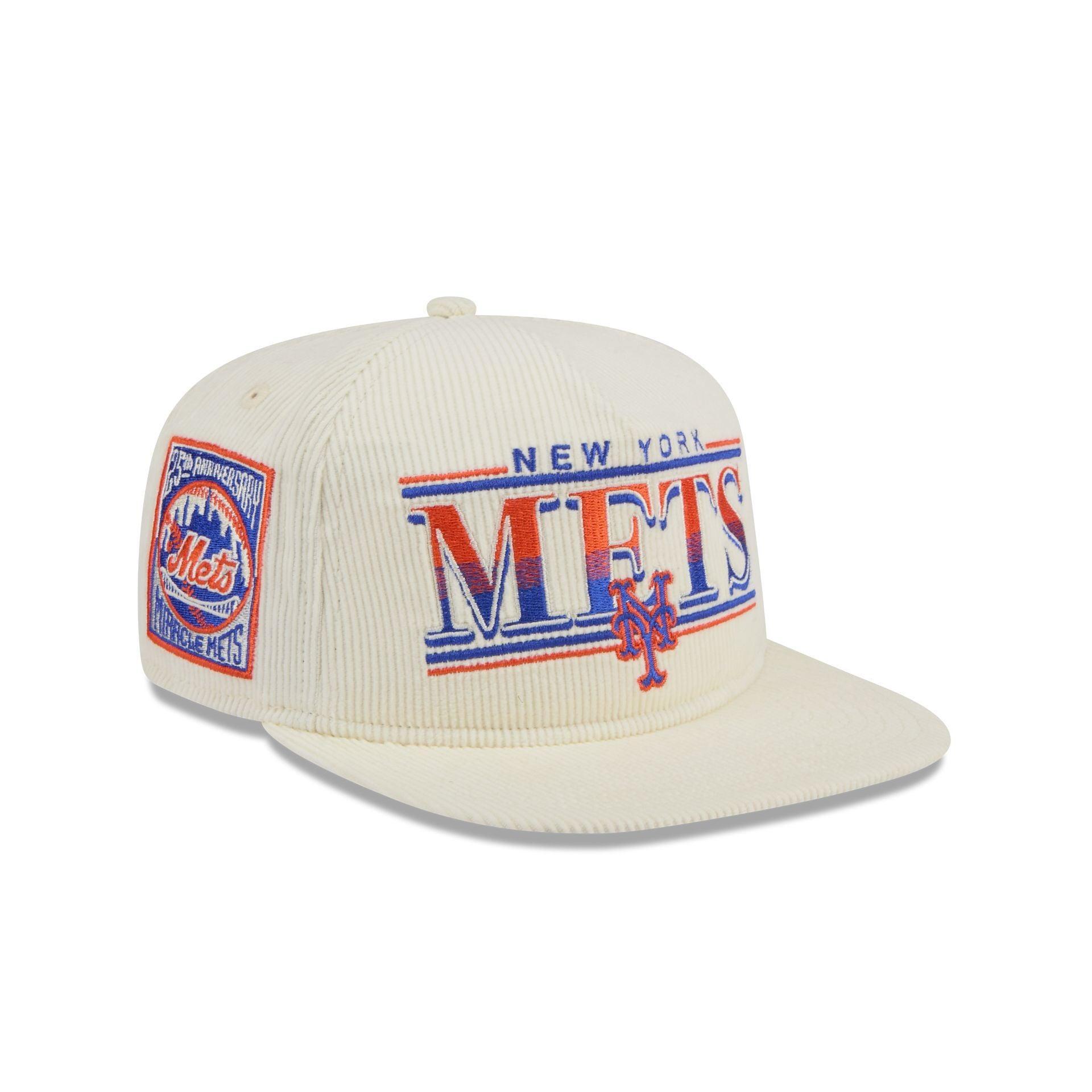 New York Mets Throwback Corduroy Golfer Hat Male Product Image