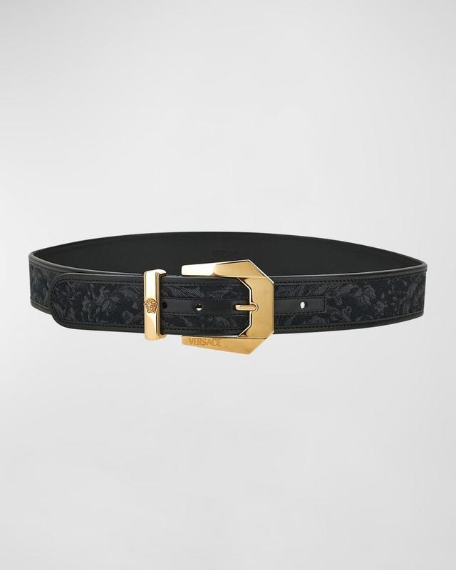 Womens Barocco Jacquard Belt Product Image