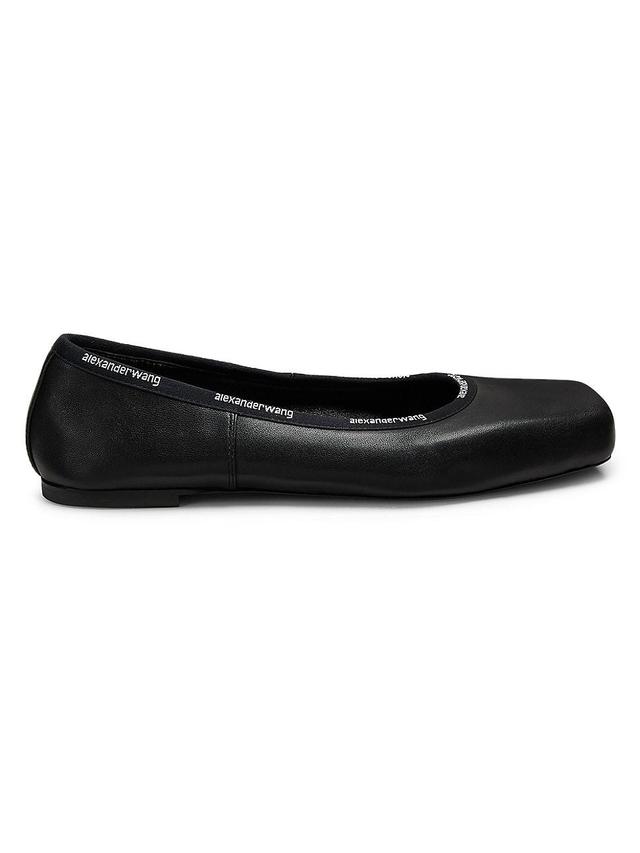 Womens Billie Leather Ballet Flats Product Image