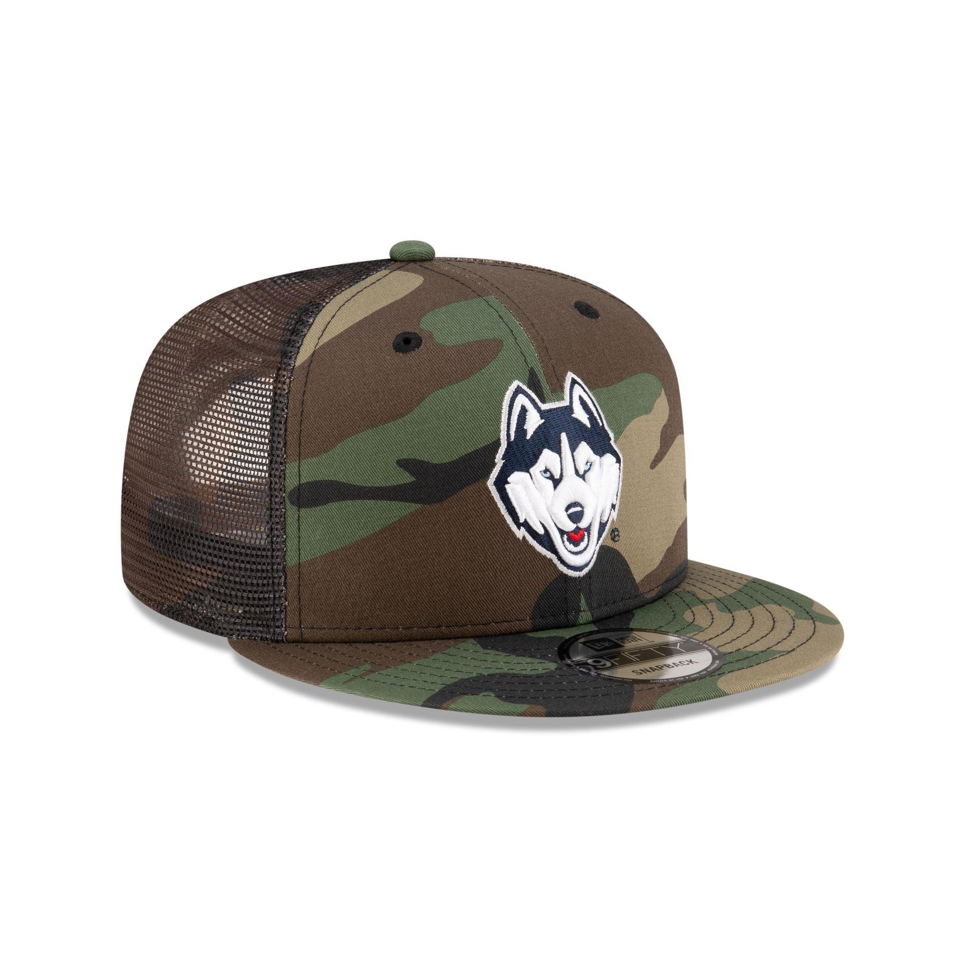 Connecticut Huskies Camo 9FIFTY Trucker Hat Male Product Image