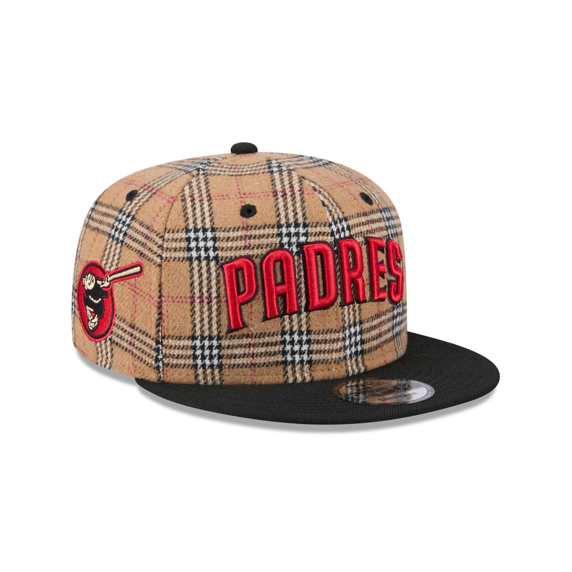 San Diego Padres Tan Tartan 9FIFTY Snapback Hat Male Product Image