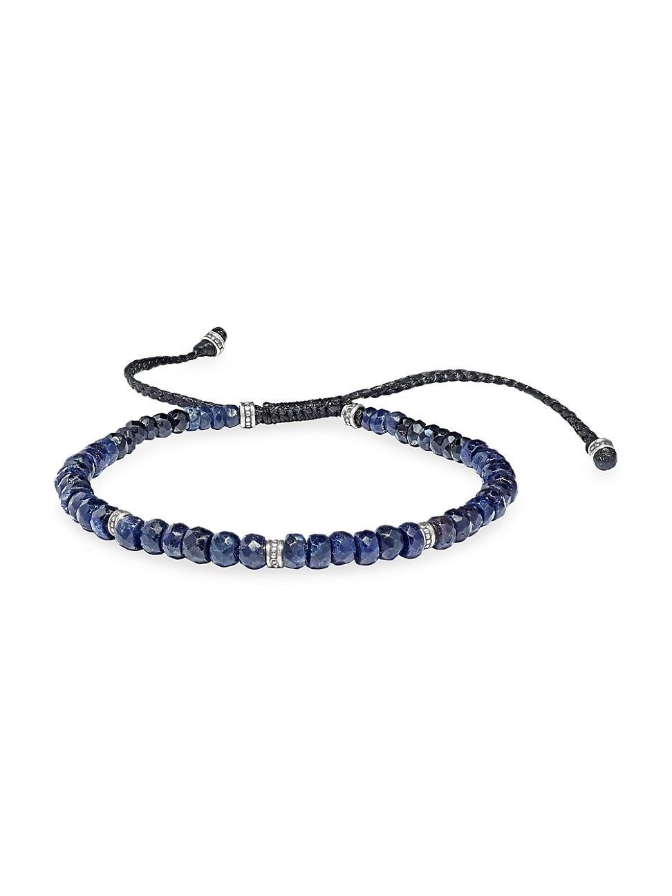 Jan Leslie Sapphire and Sterling Silver Bead Bracelet Product Image