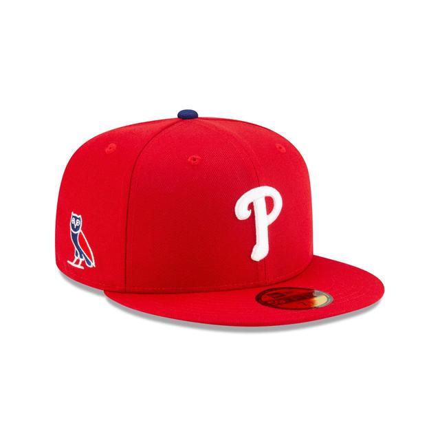 OVO X Philadelphia Phillies 59FIFTY Fitted Hat Male Product Image