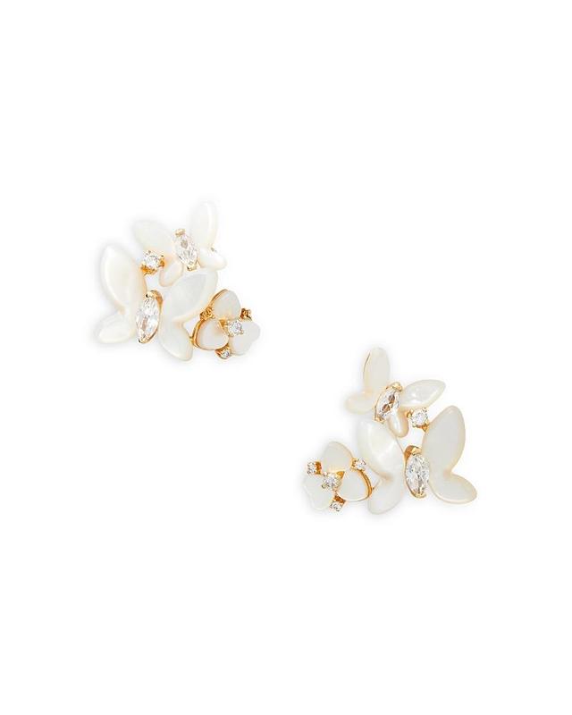 kate spade new york Social Butterfly Cluster Stud Earrings Product Image