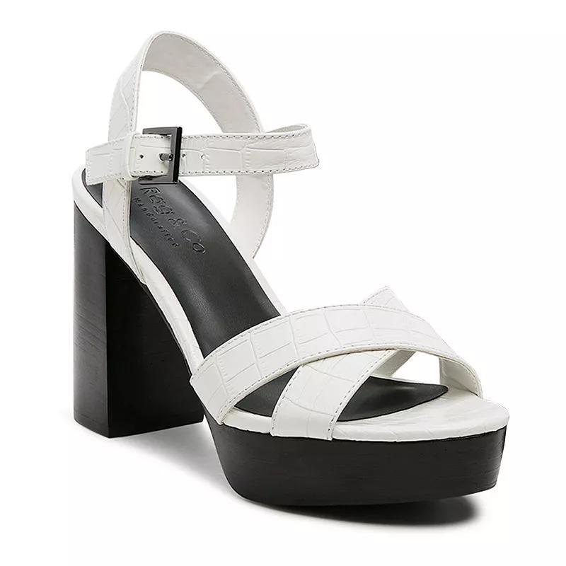 Rag & Co Chypre Womens Leather Dress Sandals Product Image