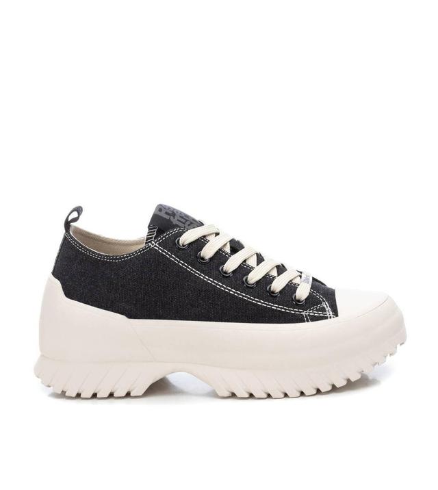 Womens Canvas Platform Sneakers By Xti Product Image