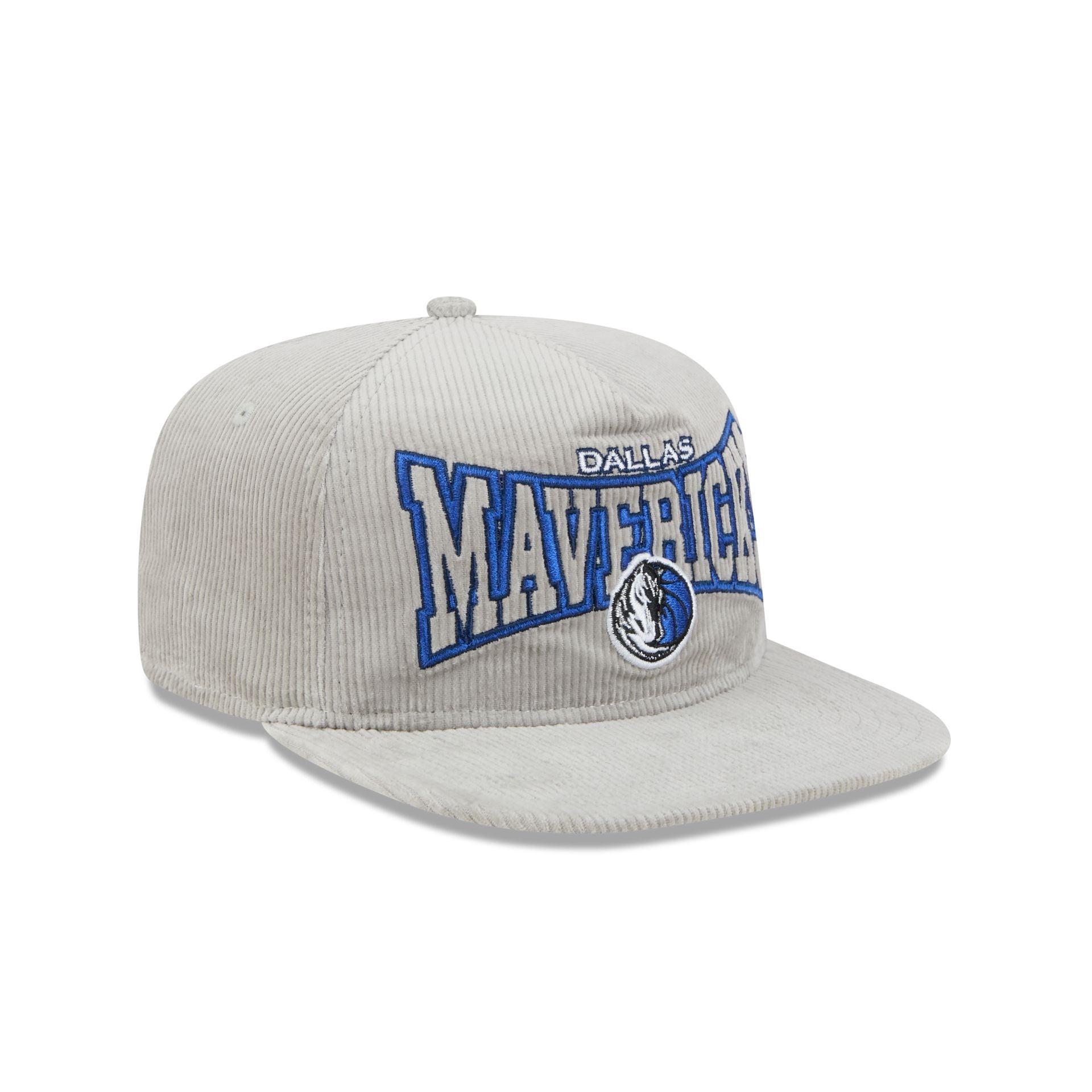 Dallas Mavericks Gray Cord Golfer Hat Male Product Image