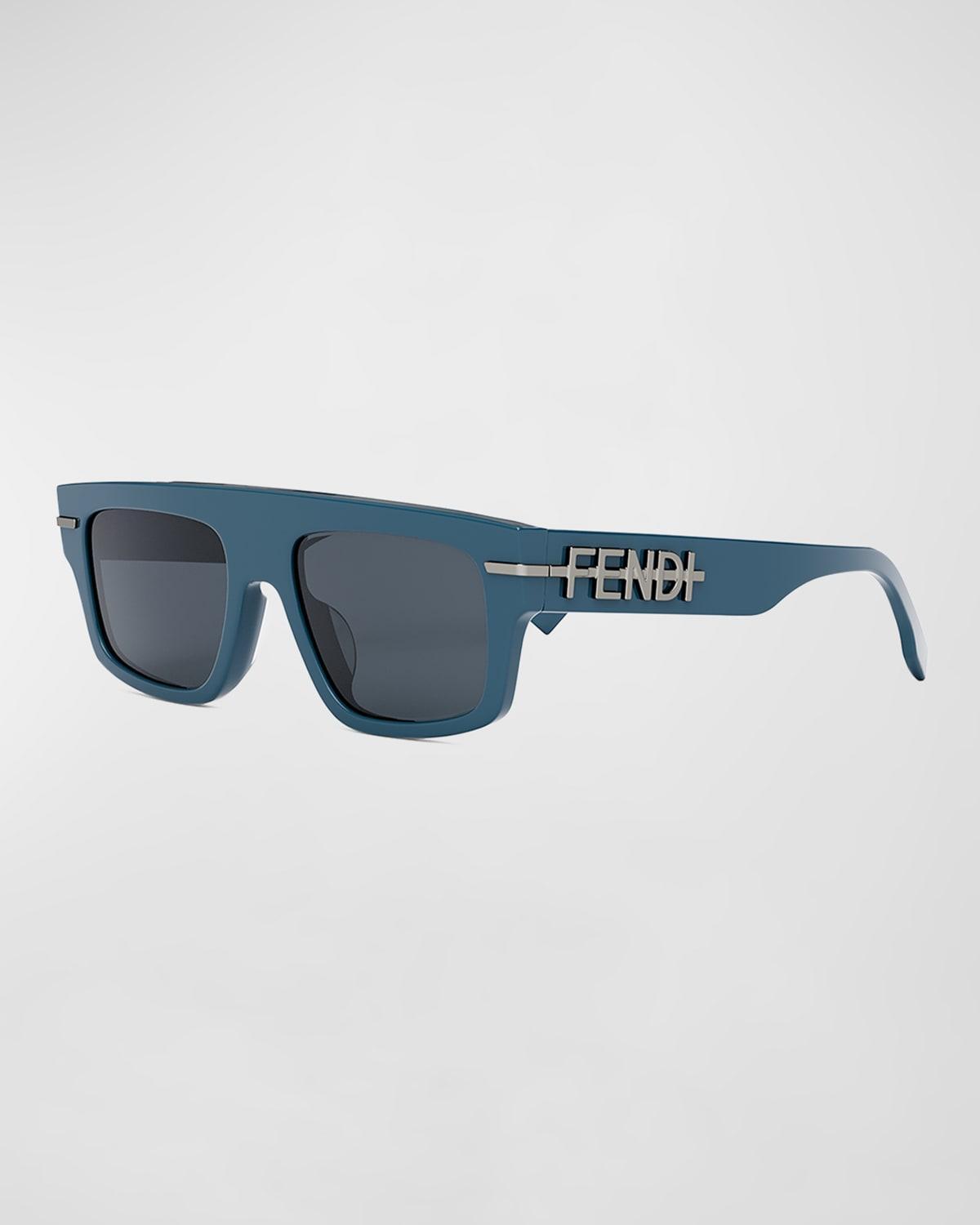 FENDI Womens Fendigraphy 54mm Havana Geometric Sunglasses Product Image