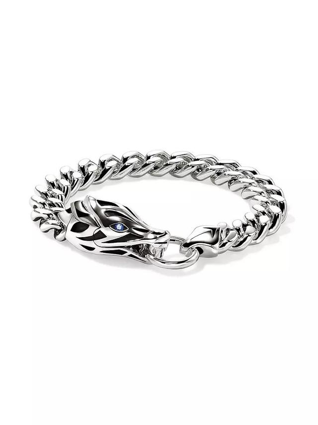 Naga Sterling Silver & Blue Sapphire Bracelet Product Image