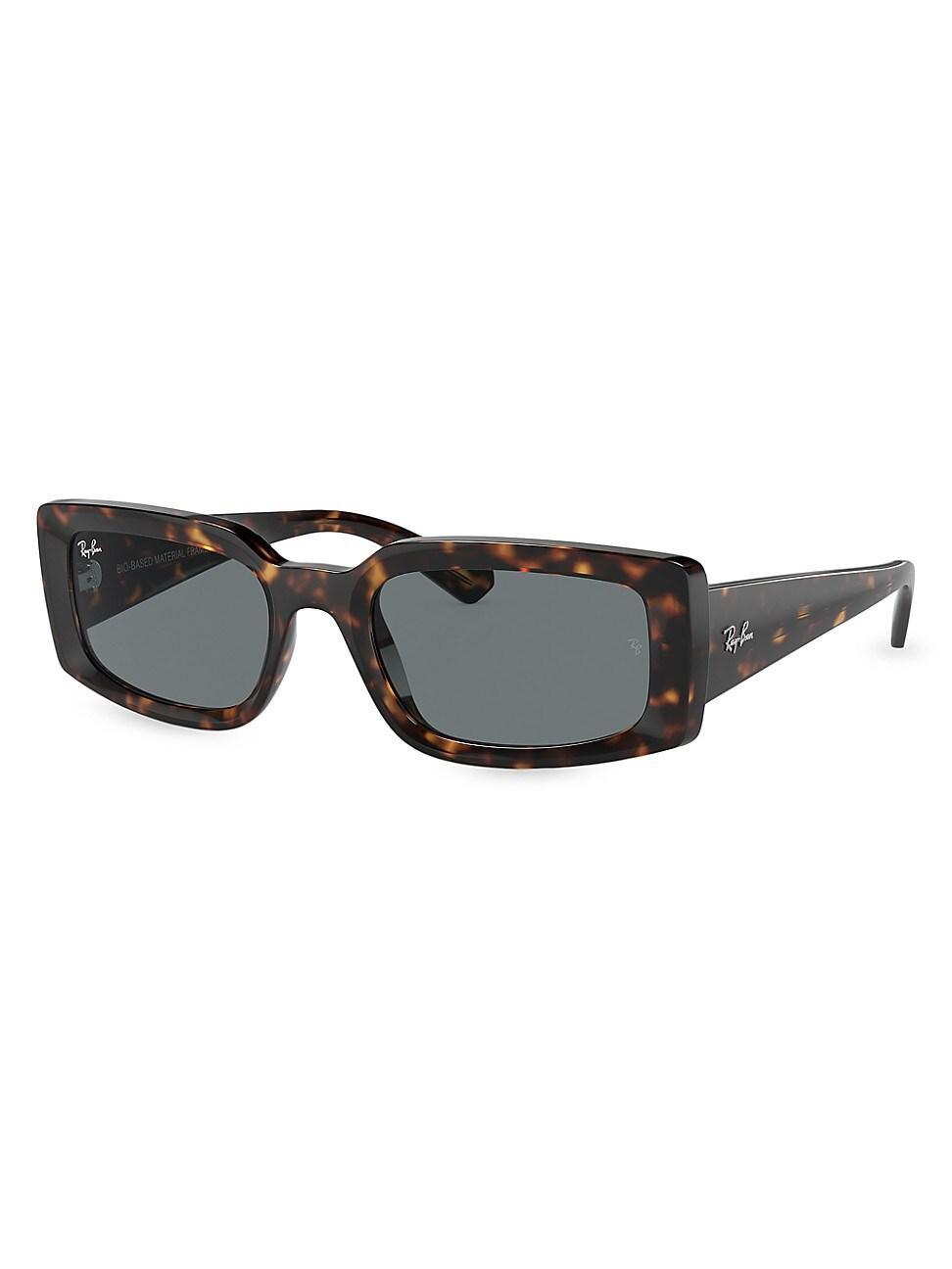 Ray-Ban Unisex Kiliane RB4395 54mm Havana Rectangle Sunglasses Product Image