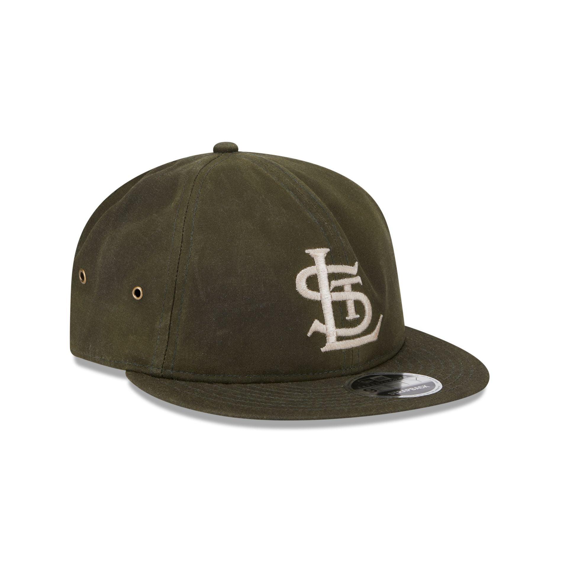 St. Louis Cardinals Rifle Green Retro Crown 9FIFTY Adjustable Hat Male Product Image